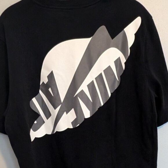 Nike Air logo Black T-shirt Men's Size Large Short Sleeves - Picture 3 of 5